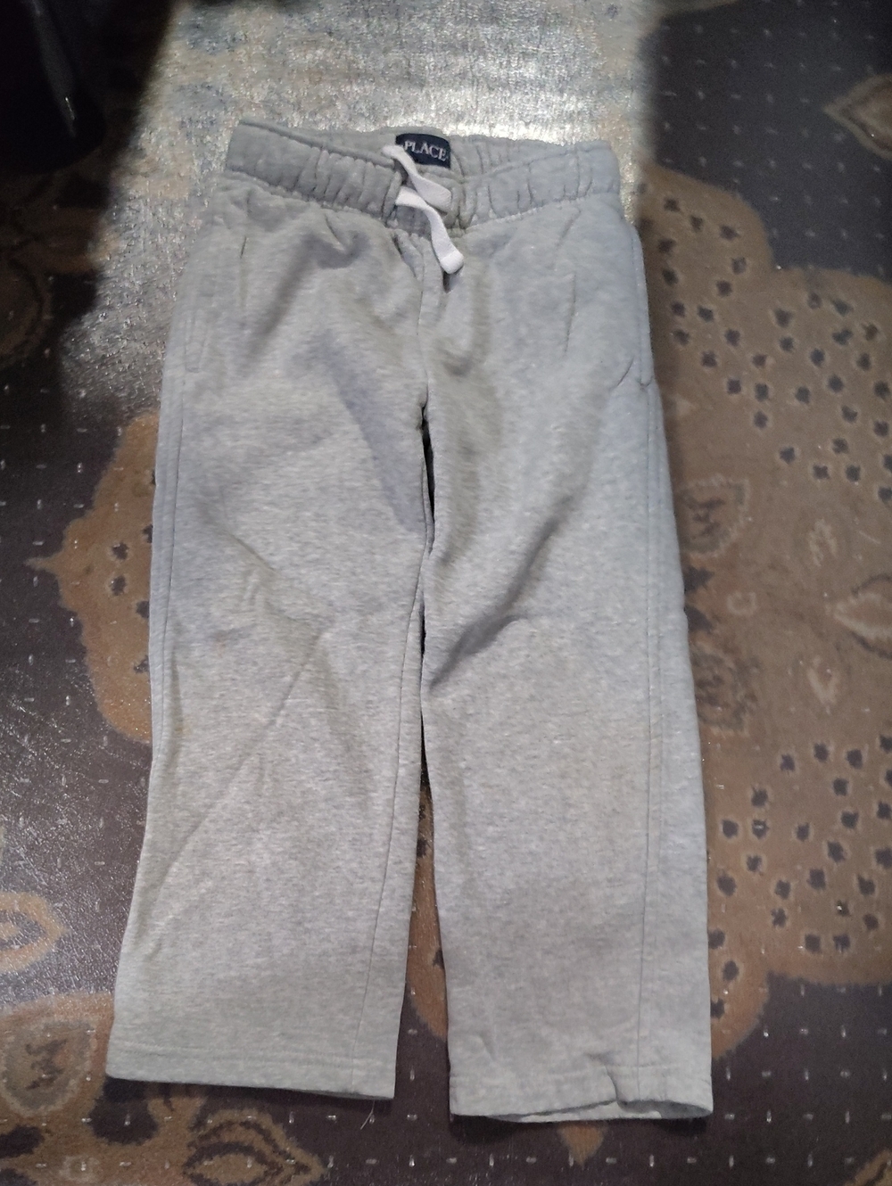 The Children's Place Light Gray5/6  Kids Jogger Pants with Drawstring
